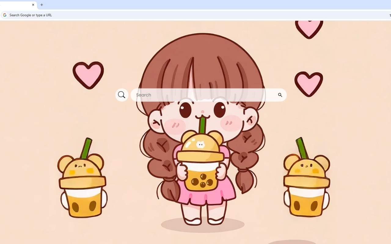 Cute Kawaii Girl Live Wallpaper